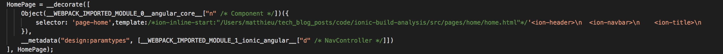 Ionic Build Process main js html concatenate